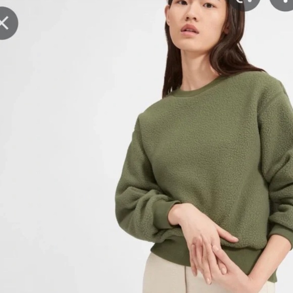 Everlane The Renew Fleece Sweatshirt NEW - Picture 7 of 7